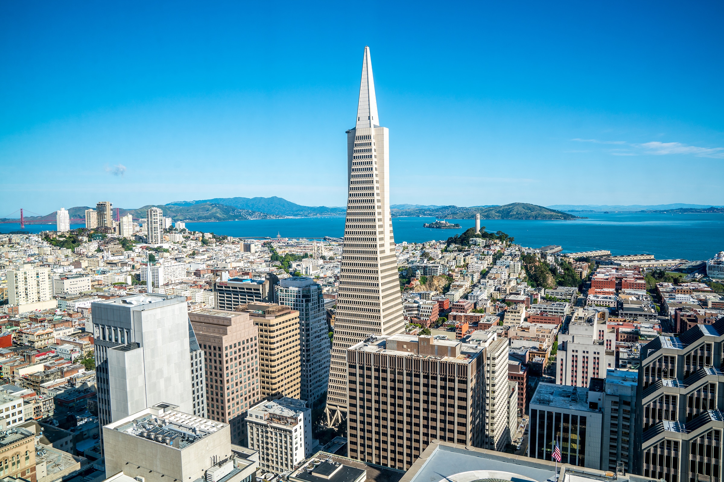 City view of buildings in San Francisco